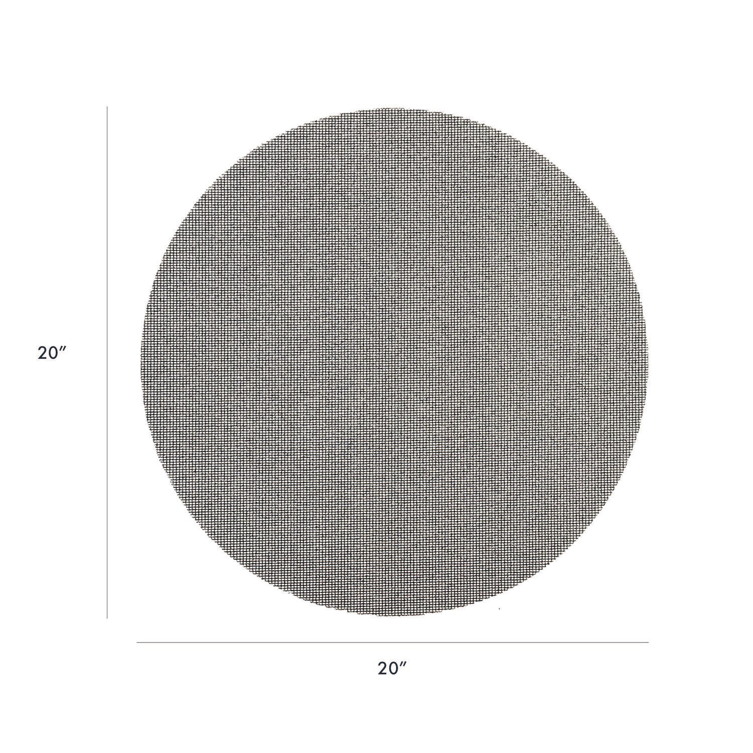 Americo® 20-Inch Sanding Screen Discs, 60 Grit, Gray - 10 Pack for Wood Floor Refinishing & Drywall Sanding - Premium Sandpaper Discs for Orbital Sanders