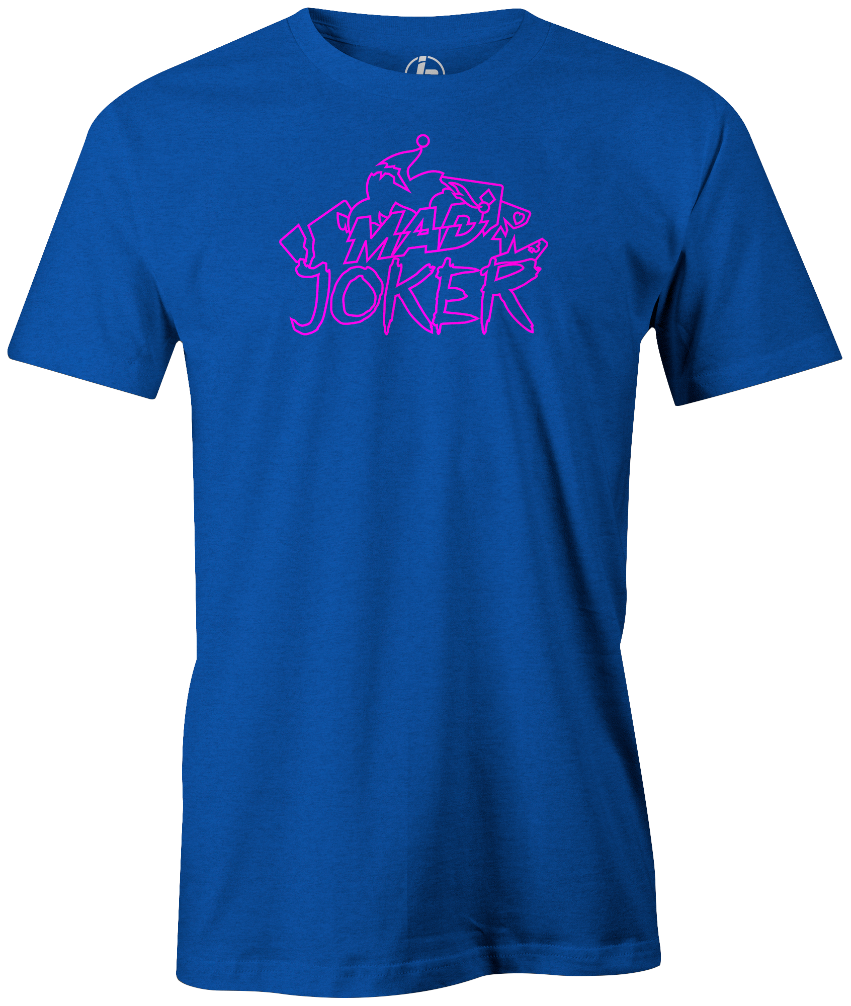 Swag Mad Joker Bowling Ball Logo T-Shirt - Funny Bowler Graphic Tee for Men & Women - Perfect for Bowling Parties & Casual Wear