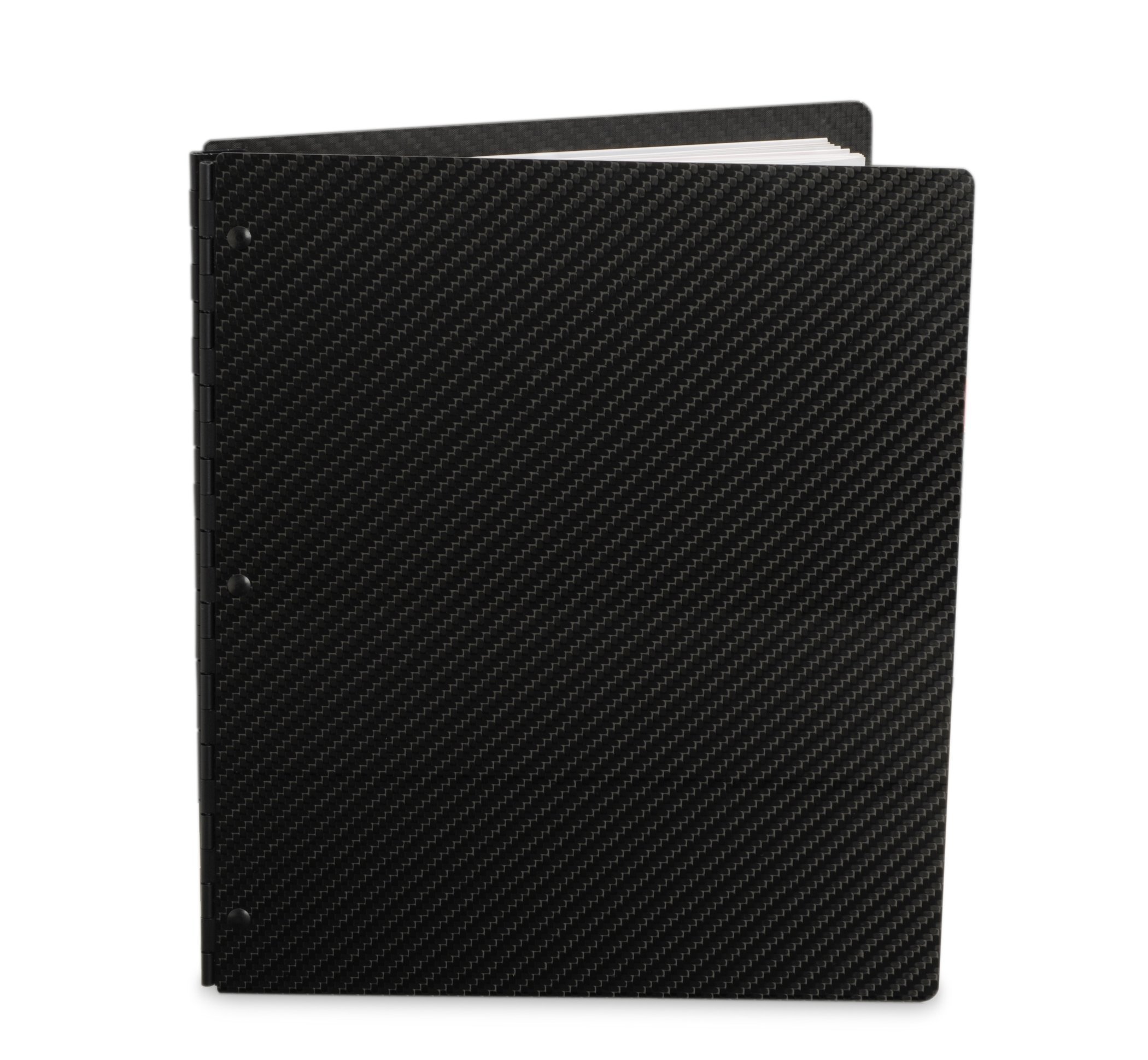 Pina Zangaro Carbon Fiber Screwpost Binder - 11x14 Portrait (34926) | Durable Presentation Portfolio for Artists & Photographers | Perfect for Art Exhibitions, Photo Albums & Professional Portfolios