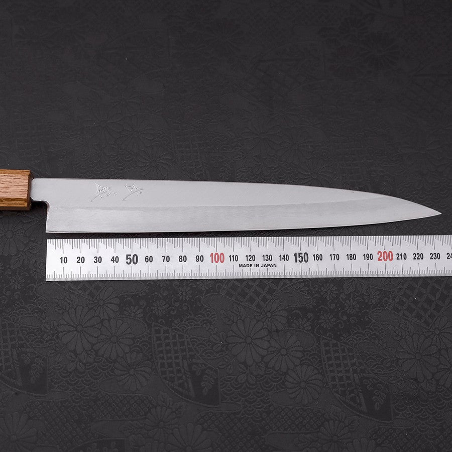Premium Yanagiba Sushi Knife 240mm - High Carbon Silver Steel Blade, Kasumi Yaki Finish with Urushi Handle - Perfect for Sushi Chefs & Japanese Cuisine Lovers