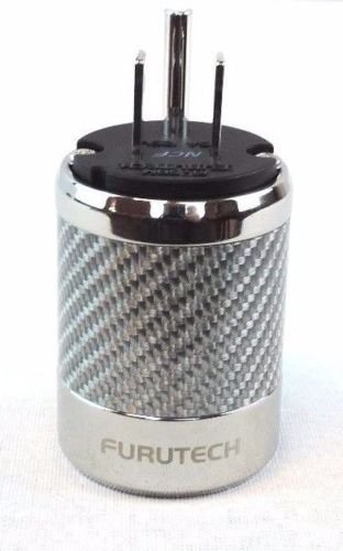 Furutech FI-50M NCF(R) Nano-Crystal Rhodium-Plated Male AC Power Connector - Premium Audiophile Grade Power Plug for HiFi Systems & Home Theater