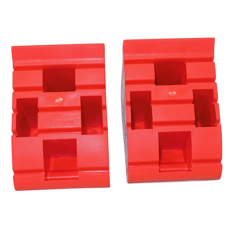 Heavy Duty Caravan Leveling Ramps & Wheel Chocks CWC1 - Perfect for RV, Camper, and Trailer Stabilization on Uneven Ground