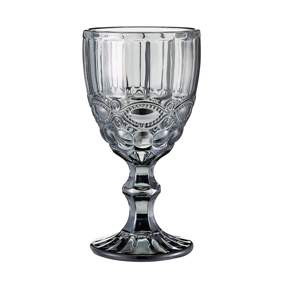Elegant Clara Crystal Goblet Set - 6-Piece Luxury Wine Glasses for Wedding, Party & Fine Dining - Premium Lead-Free Glassware for Champagne, Cocktails & Special Occasions