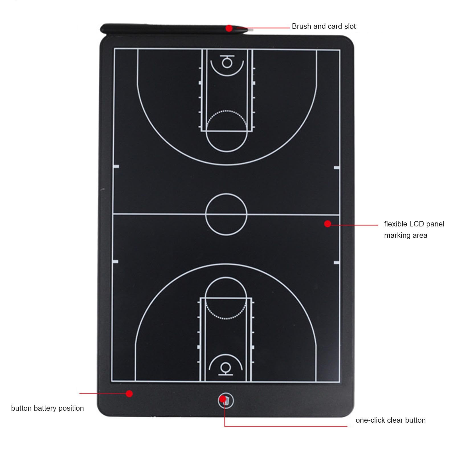 16 Inch LCD Writing Tablet - Football Themed Drawing Board & Strategic Clipboard for Coaches, Players & Fans | Perfect for Game Planning, Play Diagrams & Sideline Communication