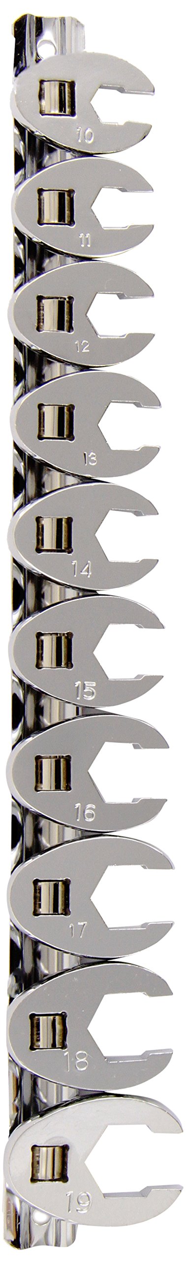 K Tool International KTI-27300 Professional Wrench Set - 12-Piece Metric & SAE Combination Wrench Kit for Automotive Repair, Plumbing, and DIY Home Improvement Projects