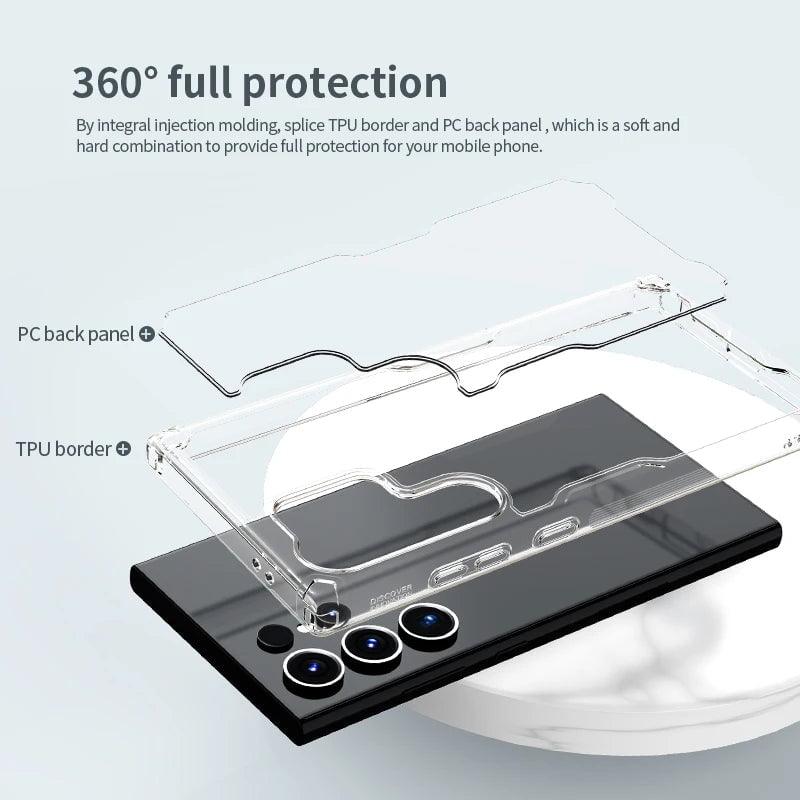 Nillkin Galaxy S24 Ultra Case | Nature TPU Pro Silicone Phone Cover | Shockproof & Anti-Scratch Protection | Perfect for Outdoor Activities & Daily Use