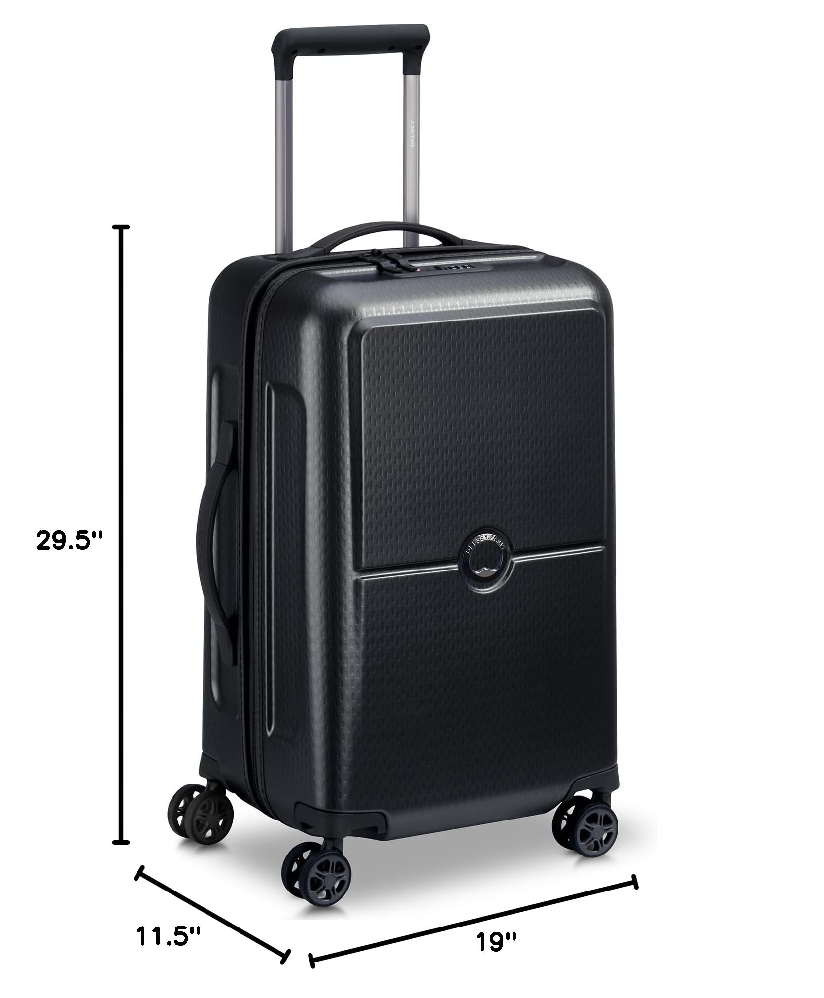 Delsey Paris Turenne Hardside Luggage Set with 360° Spinner Wheels - 2-Piece (19