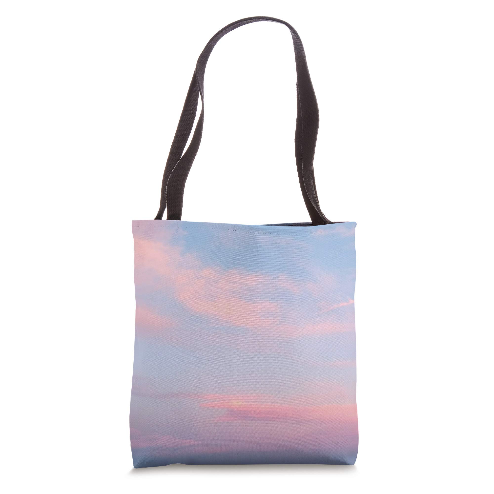 Stylish Pink Clouds Women's Grocery Shopping Tote Bag - Eco-Friendly Reusable Handbag for Shopping, Beach & Daily Use
