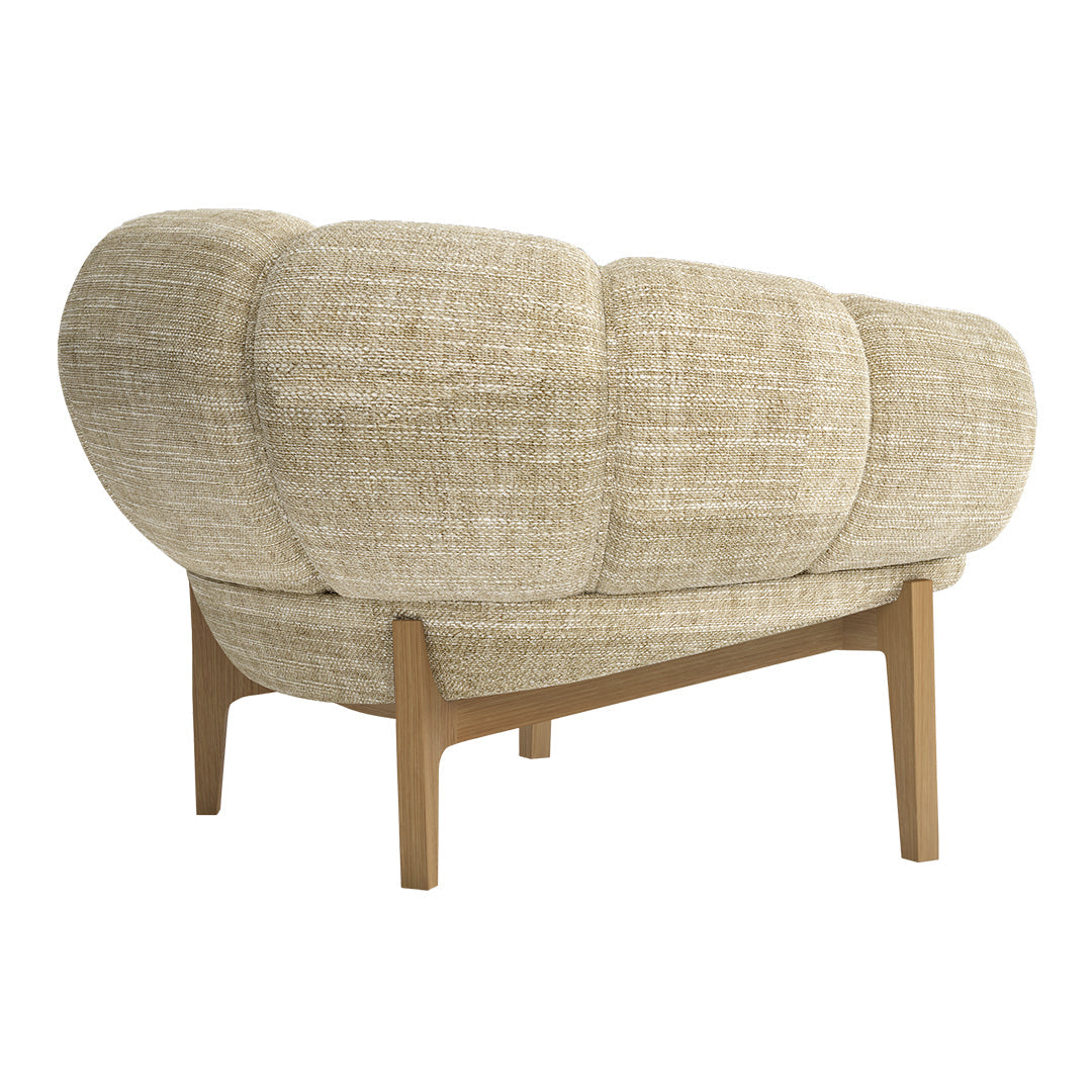 Modern Croissant Lounge Chair - Comfortable Crescent-Shaped Accent Chair for Living Room, Bedroom, or Office - Perfect for Relaxing, Reading, and Napping