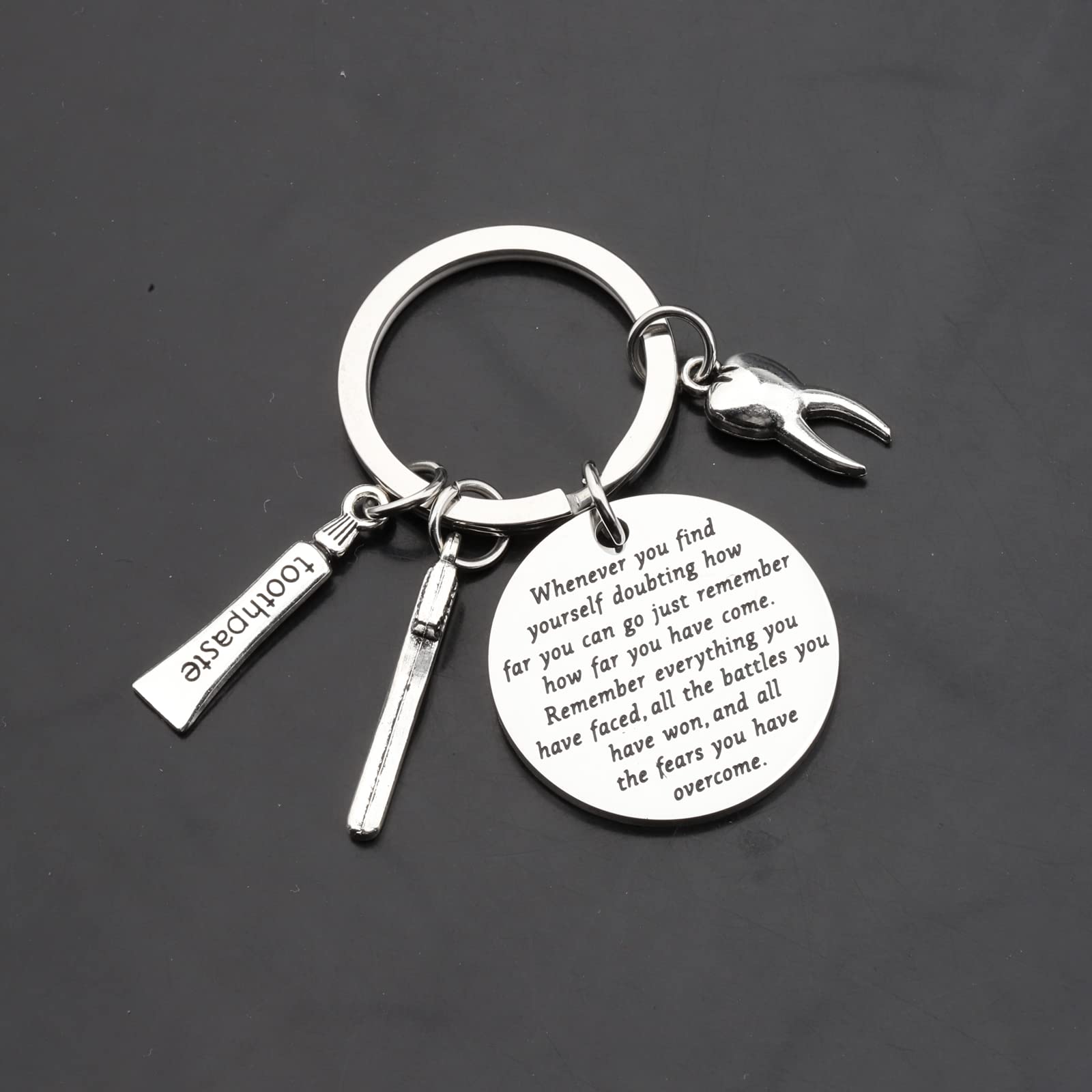 Dental Keychain for Dentists - Inspirational Graduation Gift & Jewelry for Dental Professionals - Perfect for Graduation, Appreciation, and Daily Use