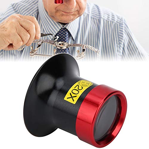 20x Magnifying Glass for Watch Repair - High Power Loupe Lens with LED Light for Watchmakers, Jewelers & Hobbyists - Perfect for Precision Watch & Jewelry Inspection, Soldering & Micro Engraving