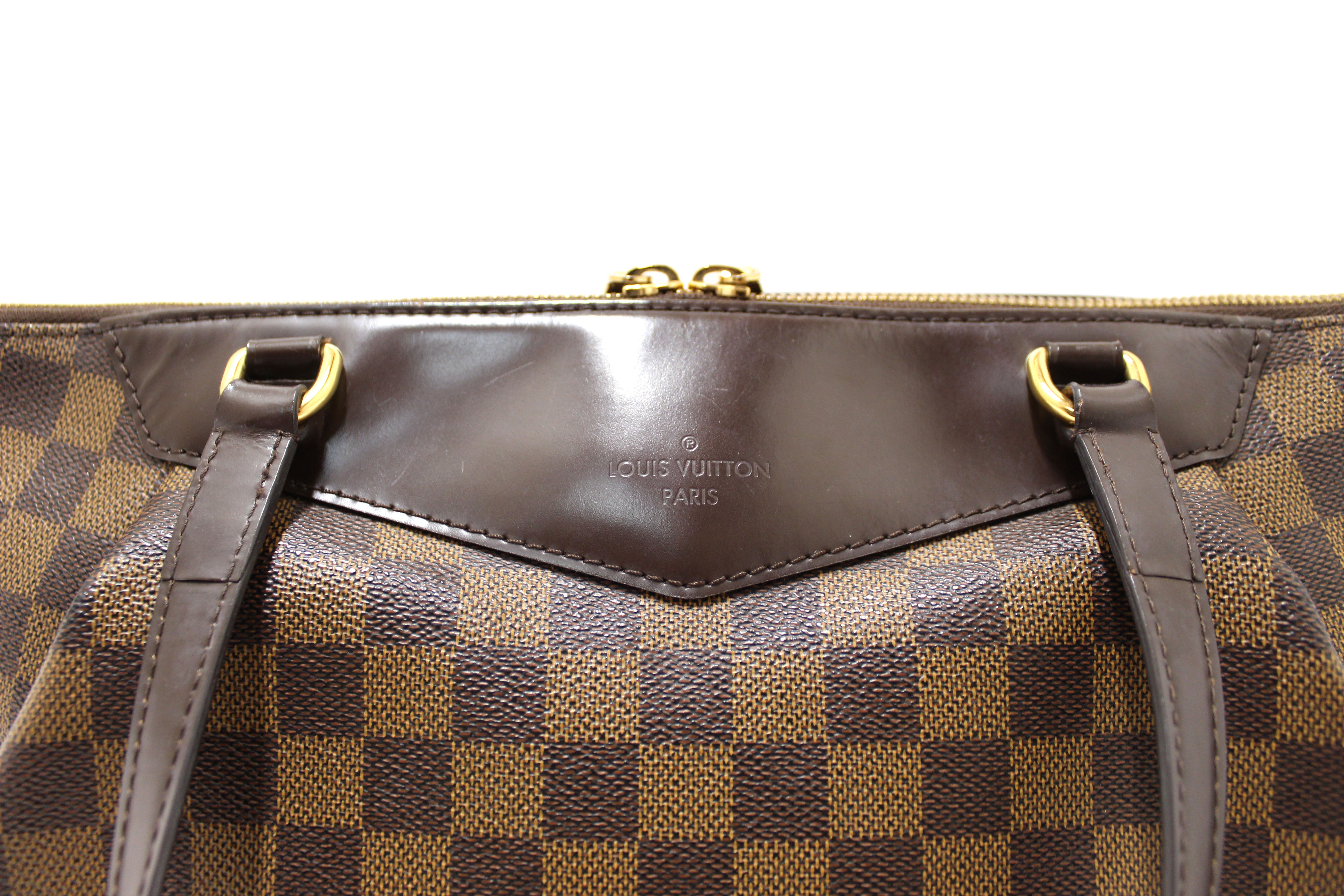 Authentic Louis Vuitton Damier Ebene Westminster GM Tote Shoulder Bag for Women | Luxury Designer Handbag for Work, Travel & Everyday Use