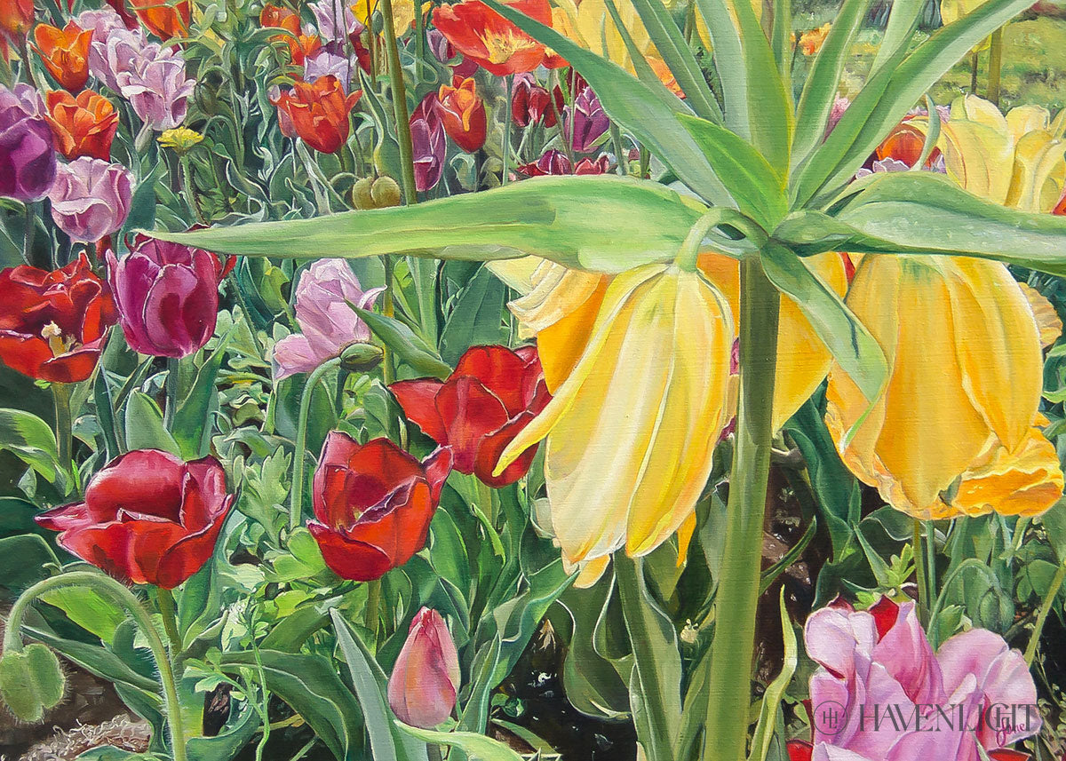 Carousel Tulips By Nila Jane Autry - Beautiful Artificial Silk Tulip Flowers for Home Decor, Wedding Centerpieces, and Spring Table Arrangements