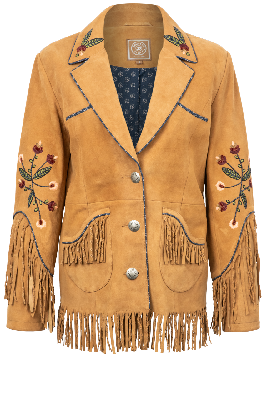 Double D Ranch Free Country Jacket for Women - Stylish Western Denim Jacket with Embroidery | Perfect for Rodeo, Outdoor Adventures & Casual Wear