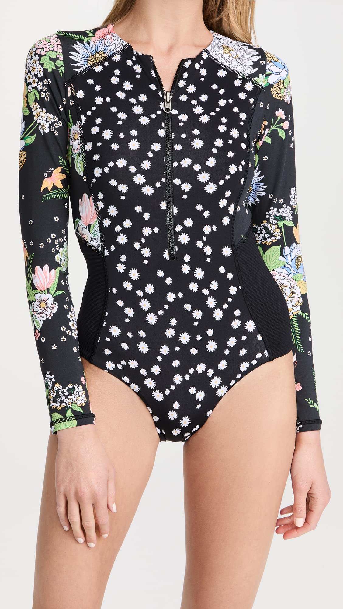 Maaji Women's One Piece Swimsuit - Surf Suit for Women, Black, Large US Size - Perfect for Surfing, Swimming & Beach Vacations