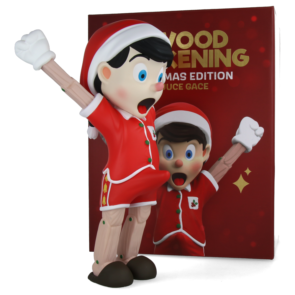 Juce Gace Wood Awakening Christmas Edition - Handcrafted Wooden Home Decor for Holiday Season | Perfect for Christmas Tree Ornaments, Gift Giving & Festive Home Decoration
