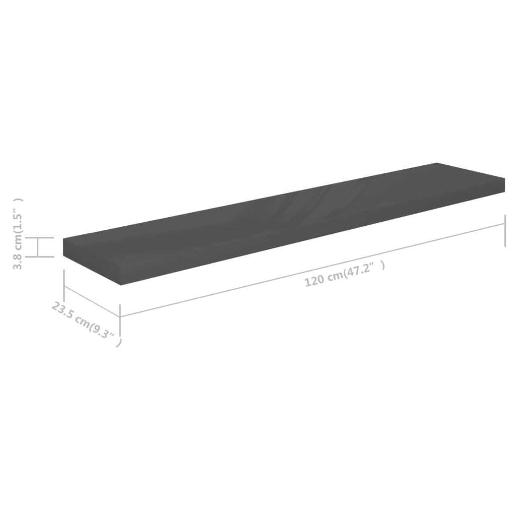 Floating Shelves Wall Mounted - 47.2