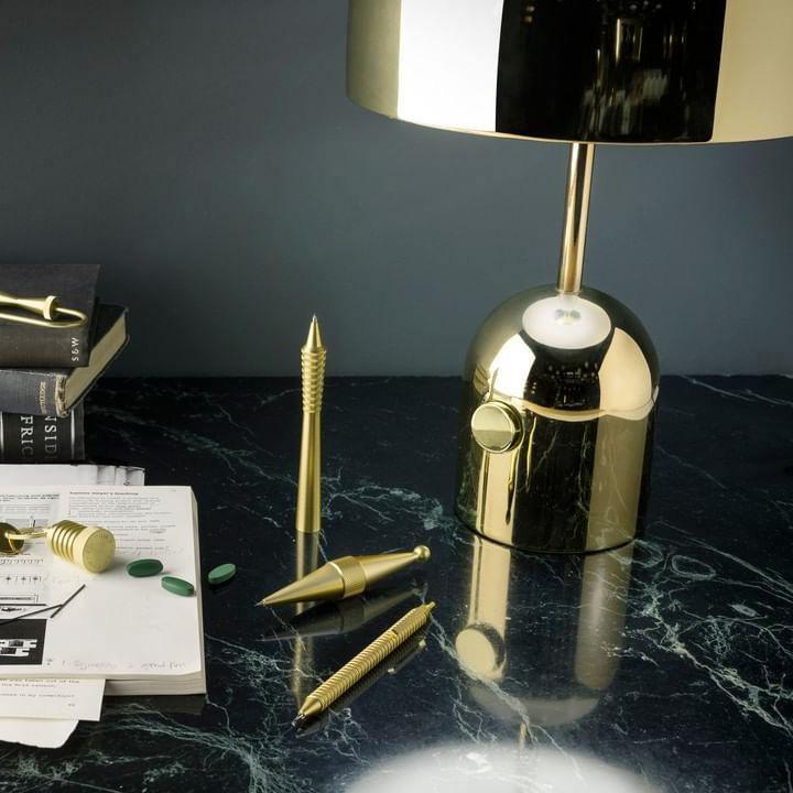 Bell Table Lamp - Modern LED Bedside Night Light with Touch Control, Dimmable Warm White Light for Bedroom, Living Room, and Office Decor
