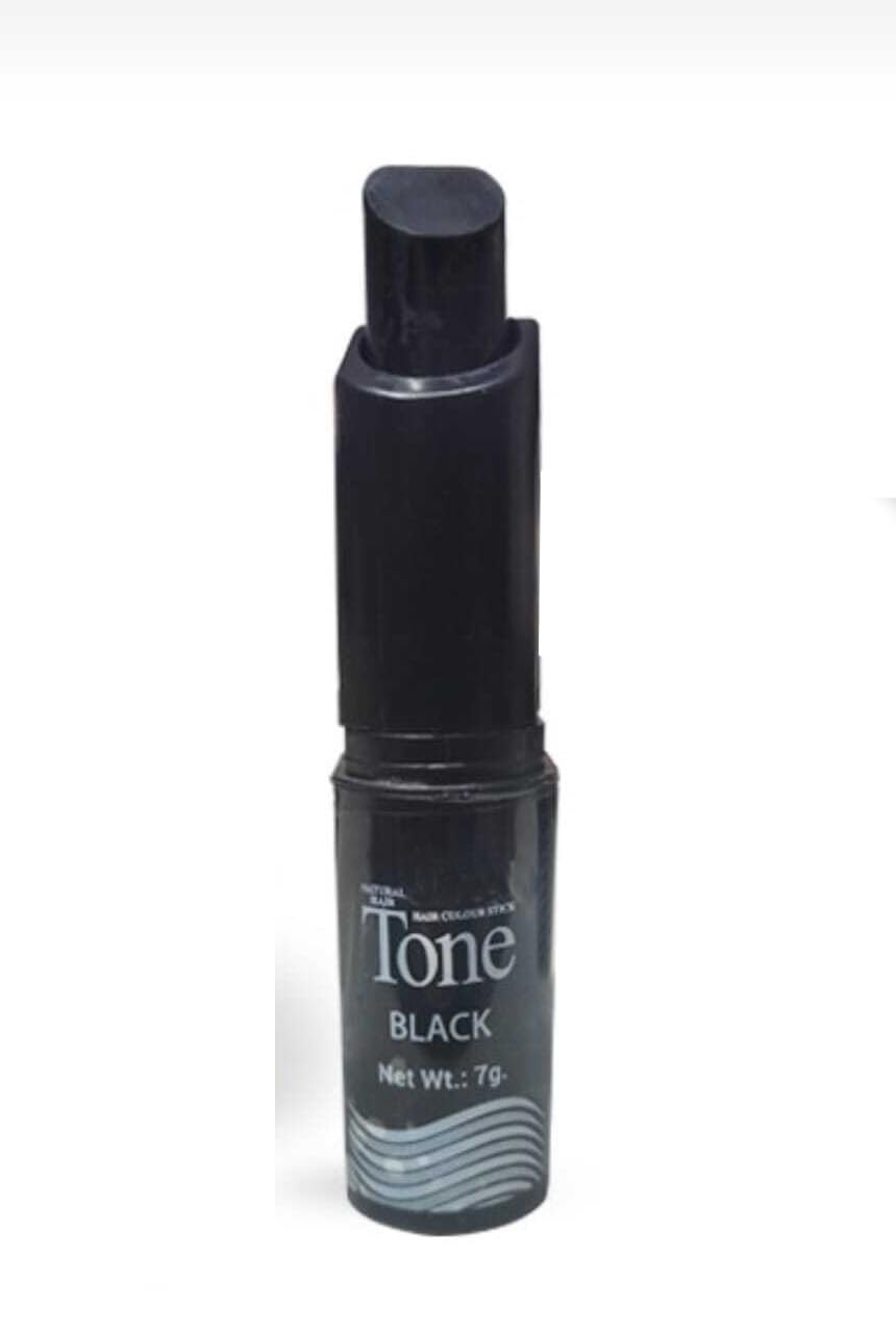 Jas Raney Tru Tone Semi-Permanent Hair Dye Stick - 7g Black | Vegan & Cruelty-Free Hair Color for Touch-Ups, Roots & Highlights | Perfect for Home Use, Travel & On-The-Go Styling