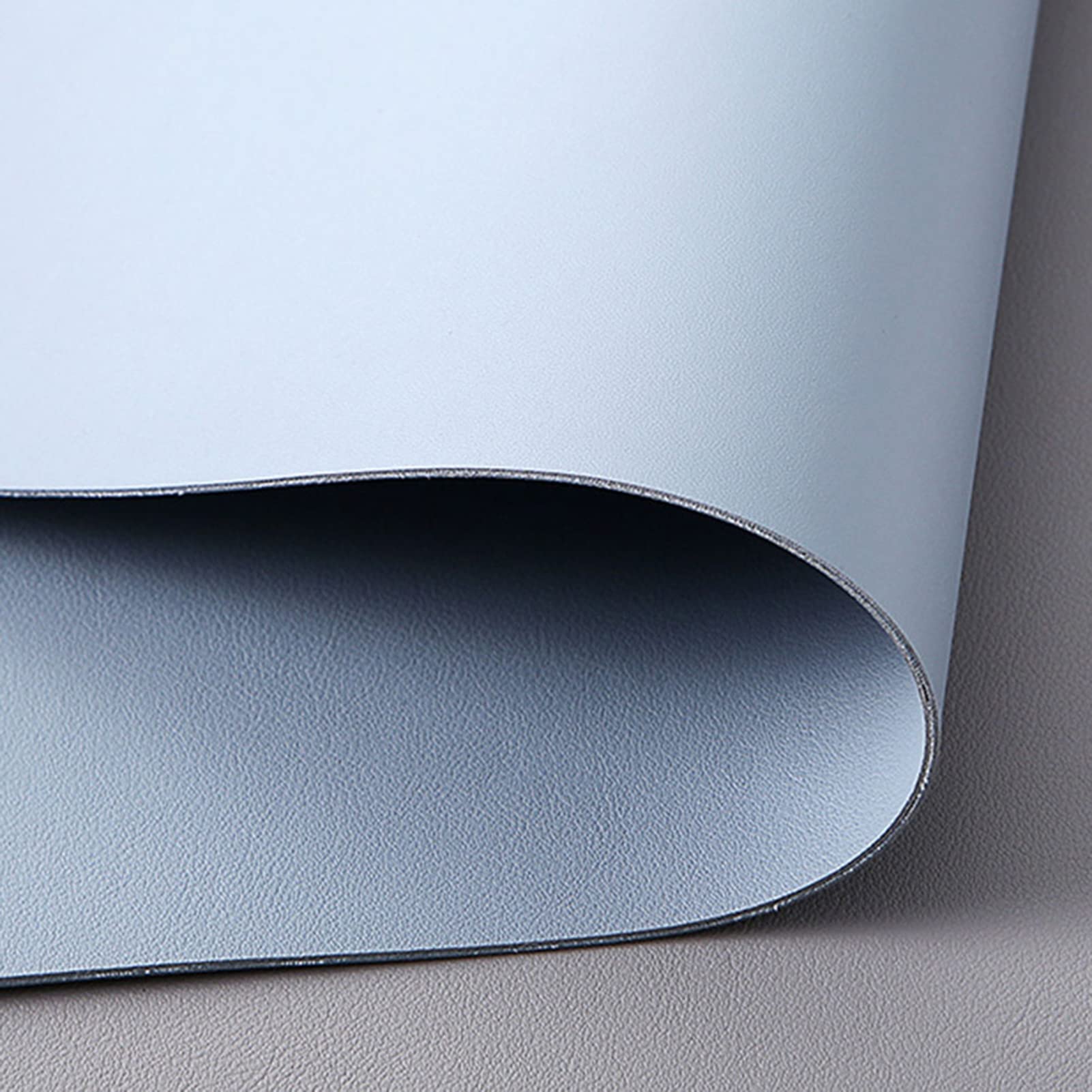 Premium PU Leather Desk Pad & Mouse Mat - Extra Large 80x40cm, Ultra Thin Waterproof Office Desk Protector - Black | Perfect for Gaming, Work & Home Office Setup