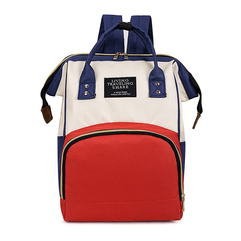 Multifunctional Diaper Bag Backpack - Waterproof Baby Nappy Changing Bag with Insulated Bottle Pockets & Wipes Dispenser | Perfect for Travel, Daycare & On-the-Go Parents