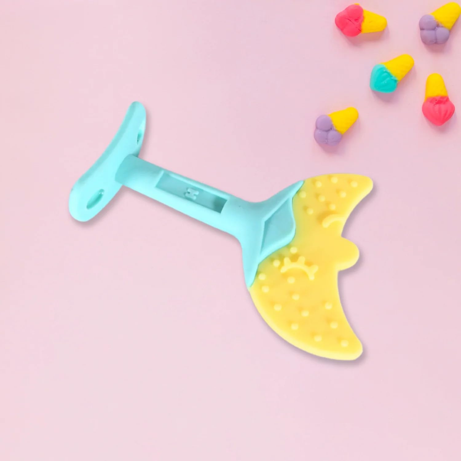 **Nizomi Moon 100% Food Grade Textured Silicone Baby Teether – BPA-Free Teething Toy with Carrying Case & Easy-Grip Handles | Sensory Relief for Infants 6-12 Months | Perfect for Soothing Sore Gums & On-the-Go Play**    *(Ideal for teething babies, travel, daycare, or sensory play – promotes safe chewing and oral development.)*