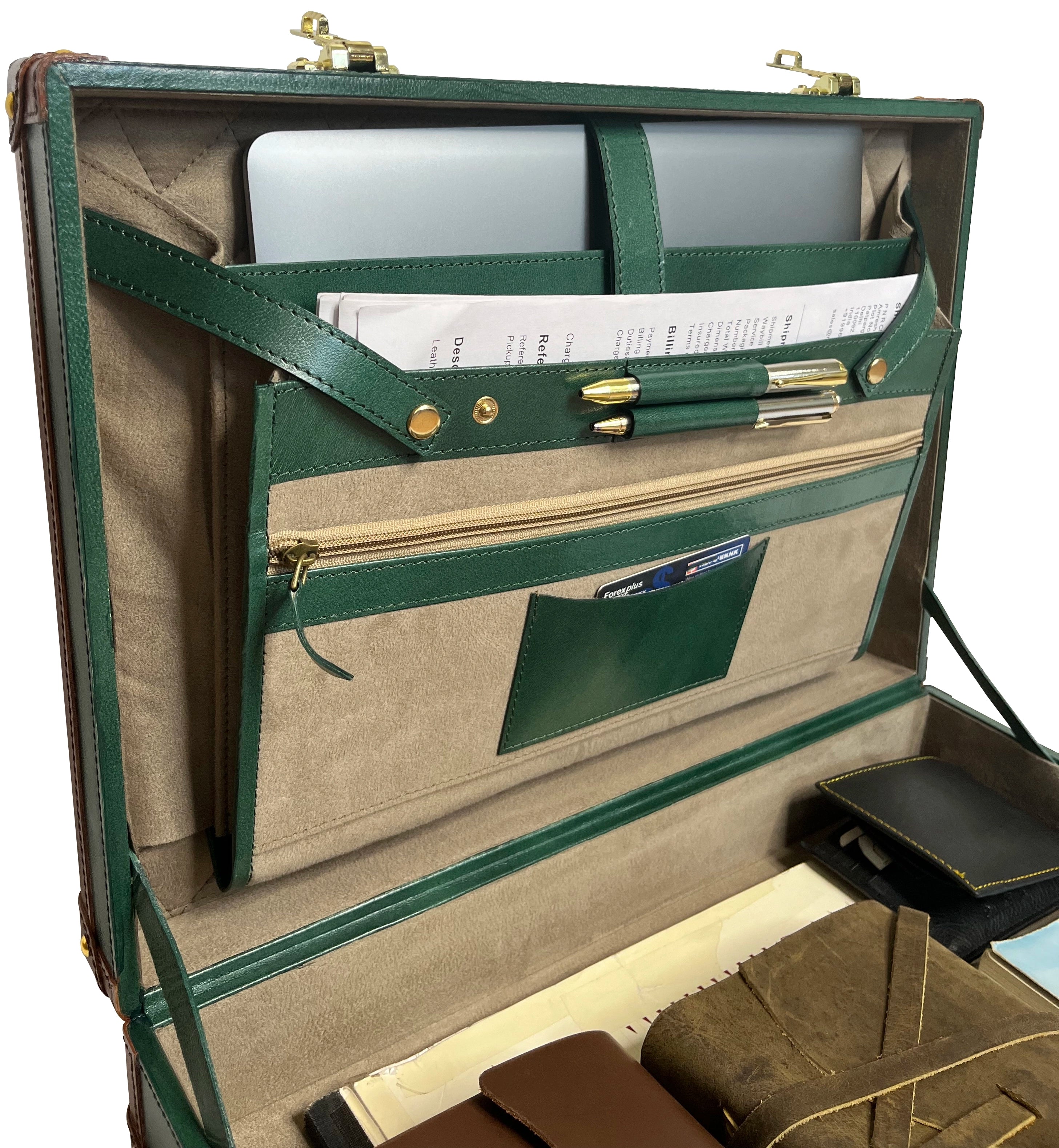 Premium Aston Genuine Leather Briefcase - Limited Edition Business Bag for Men & Women - Perfect for Office, Travel & Professional Meetings