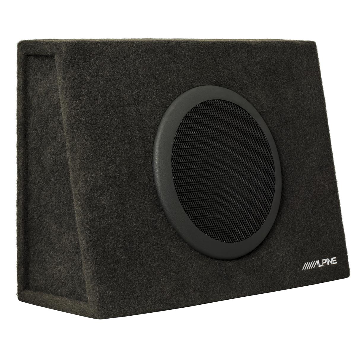 Alpine SBT S10V 10-Inch Loaded Truck Subwoofer Enclosure with Built-in SWT Subwoofer - Powerful Bass for Pickup Trucks & Off-Road Vehicles