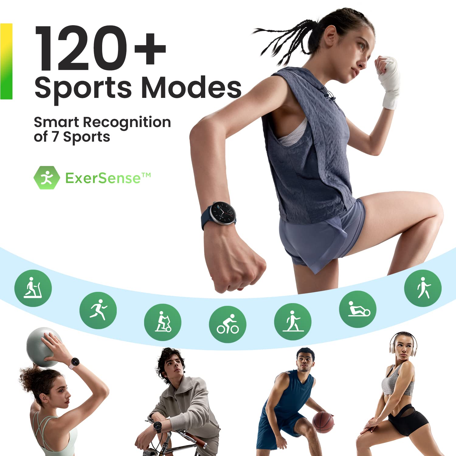 Amazfit GTR Mini 43mm Smartwatch for Women & Men - GPS Fitness Tracker with 120+ Sports Modes, 14-Day Battery, Heart Rate & SpO2 Monitor | Perfect for Running, Cycling & Daily Activity Tracking
