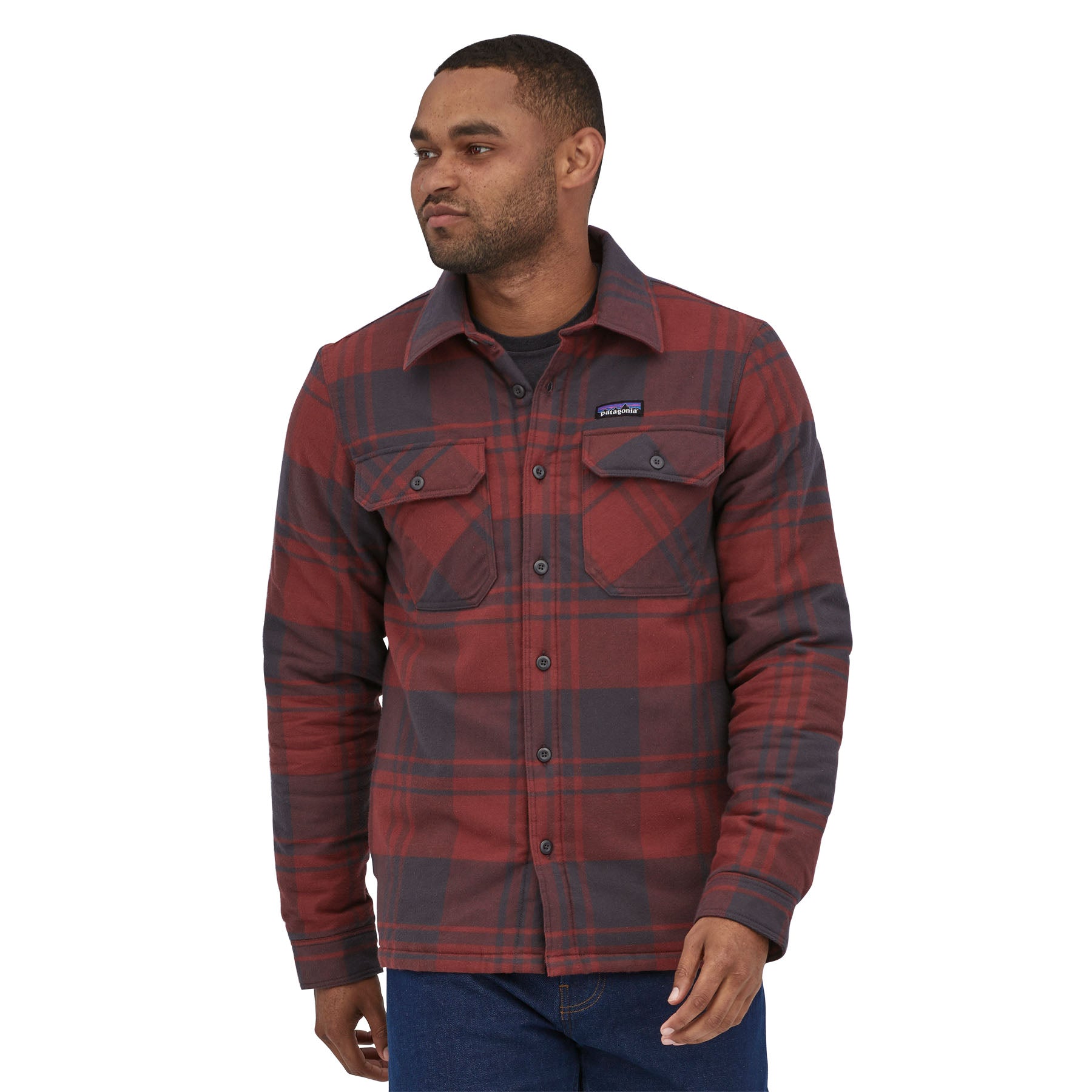 Men's Insulated Fjord Flannel Shirt - Warm Winter Button Down for Outdoor Activities & Casual Wear