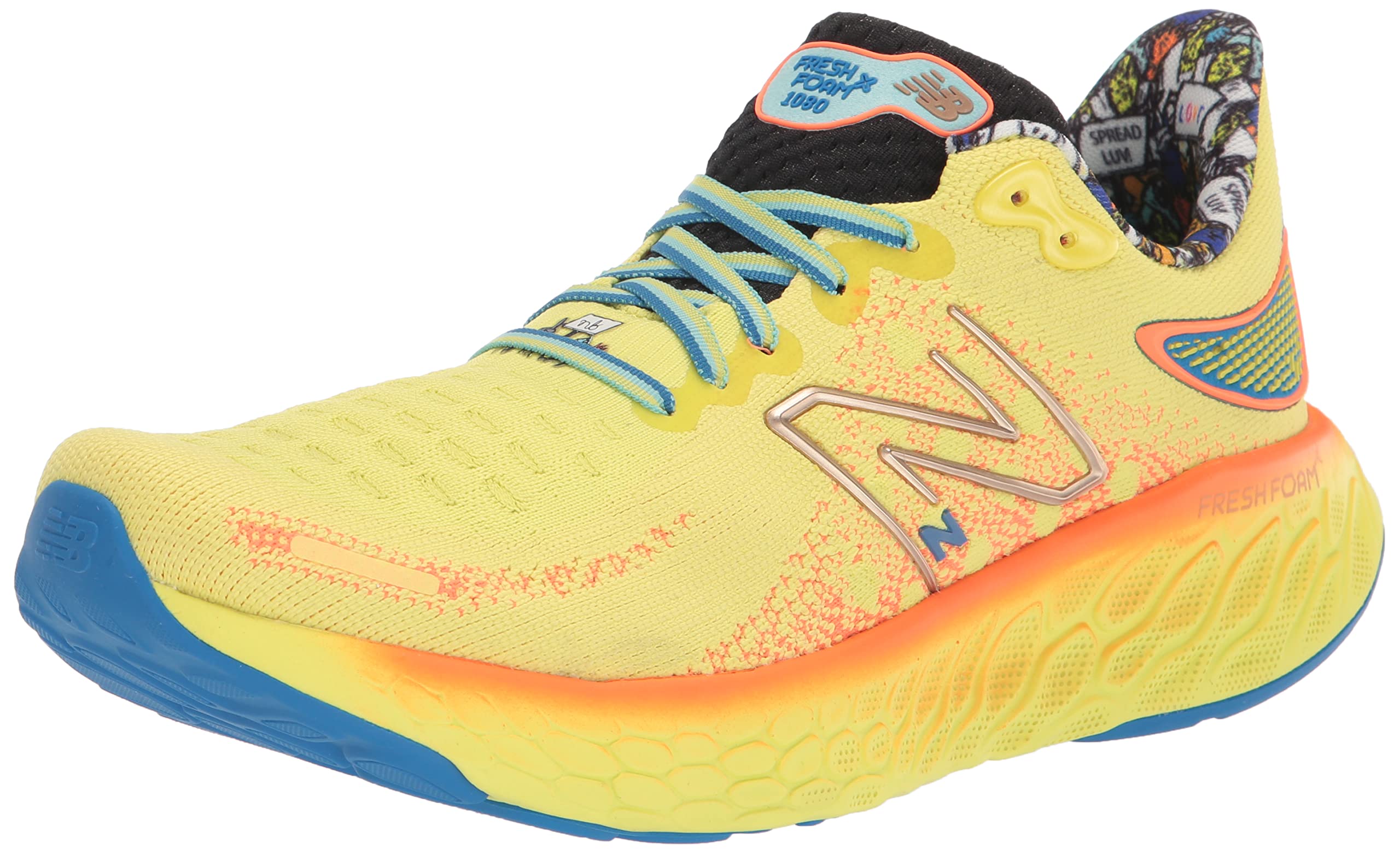 New Balance Men's Fresh Foam X 1080 V12 Running Shoes - Lightweight Cushioned Sneakers for Road Running, Jogging & Gym Workouts