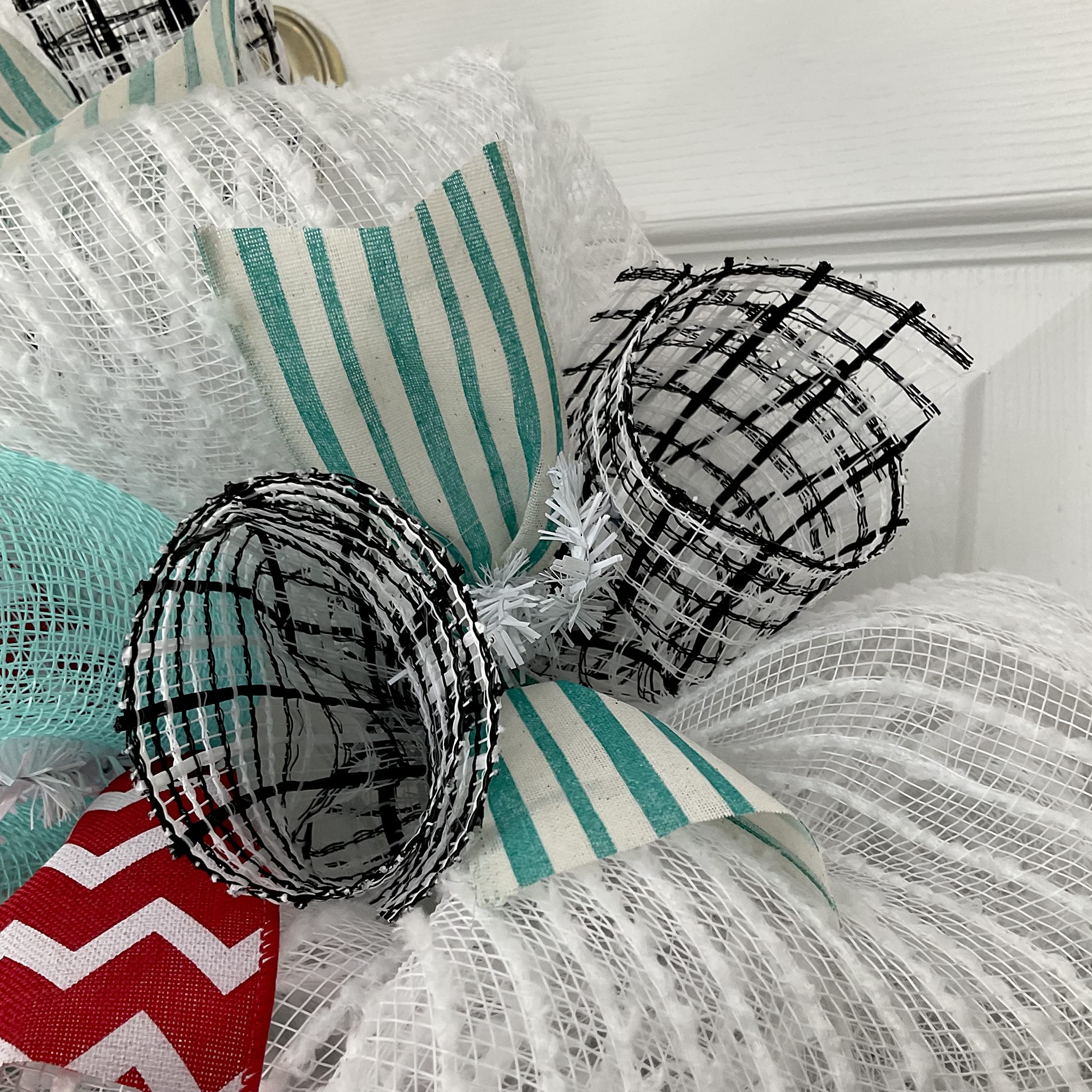 Handmade Snowman Christmas Wreath - 24
