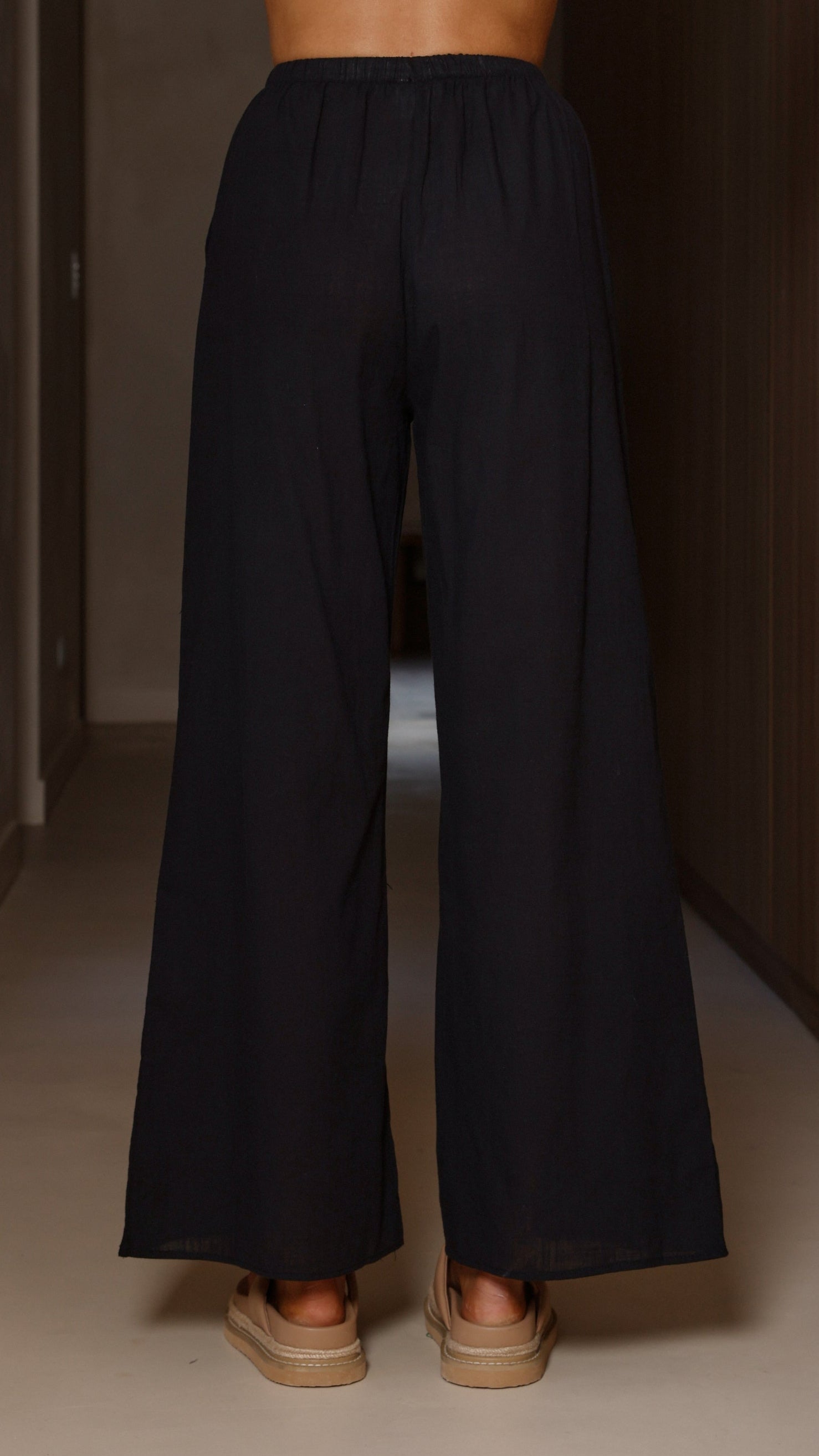 Kailani Strapless Top and Pants Set - Black | Women's Fashion Outfit for Summer, Beach, and Party Wear