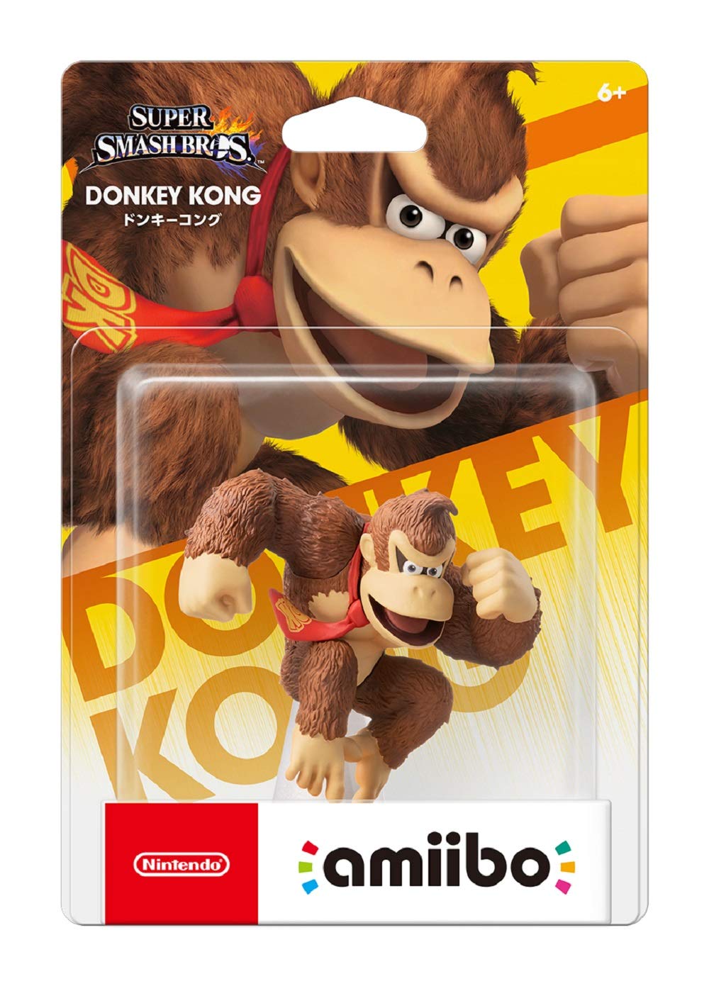 Official Donkey Kong amiibo Figure - Super Smash Bros Series (Japan Import) - Perfect for Nintendo Switch Game Collection & Display