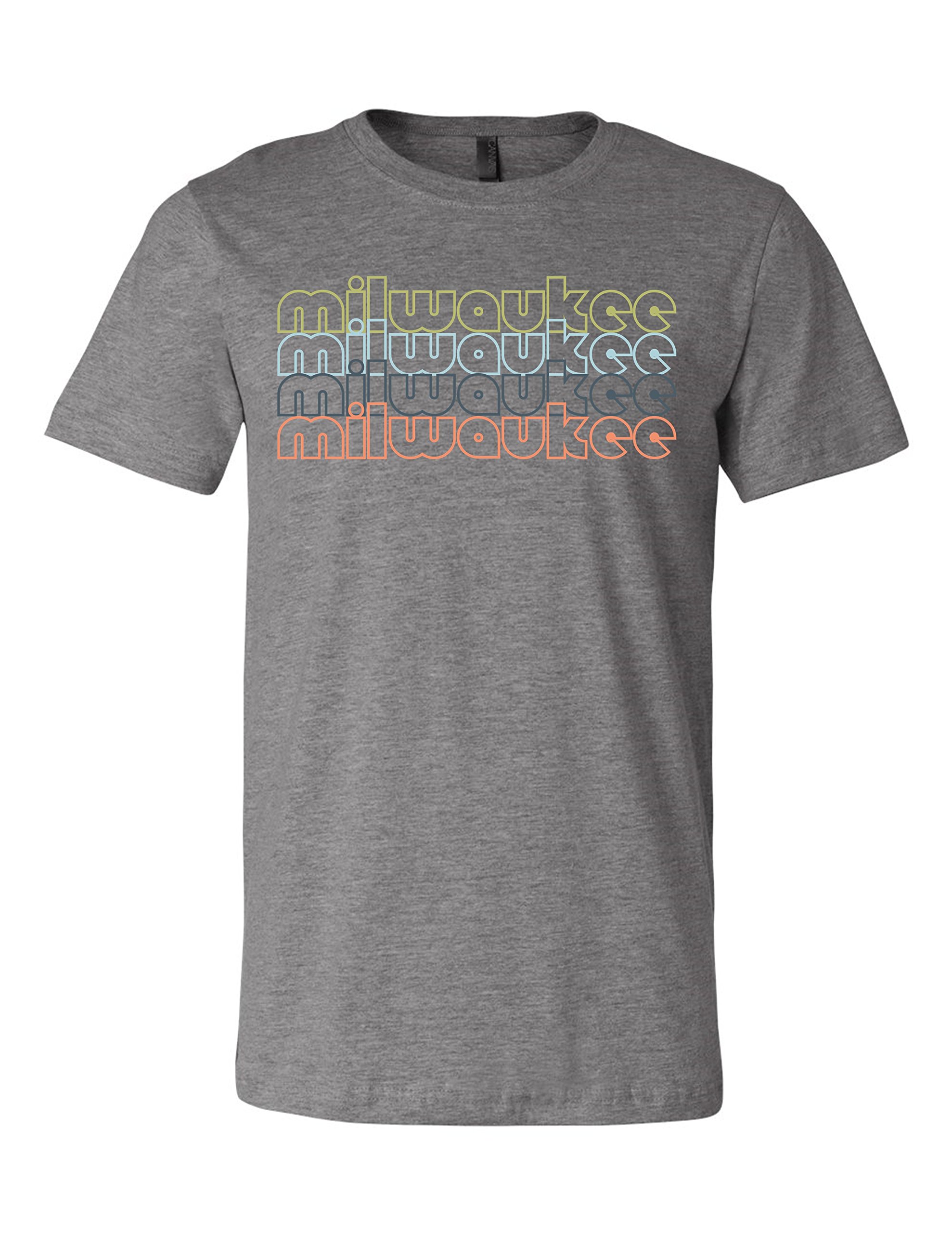 Milwaukee Wisconsin Retro 3001 Premium Crewneck T-Shirt - Funny Slogan & Vintage Design - Perfect for Casual Wear, Gifts & Wisconsin Pride