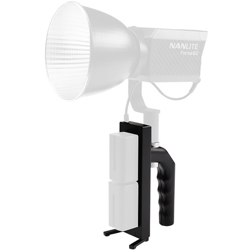 Nanlite Forza 60 Battery Grip - Professional LED Light Power Solution for Photography & Videography - Perfect for Studio, On-Location, and YouTube Content Creation
