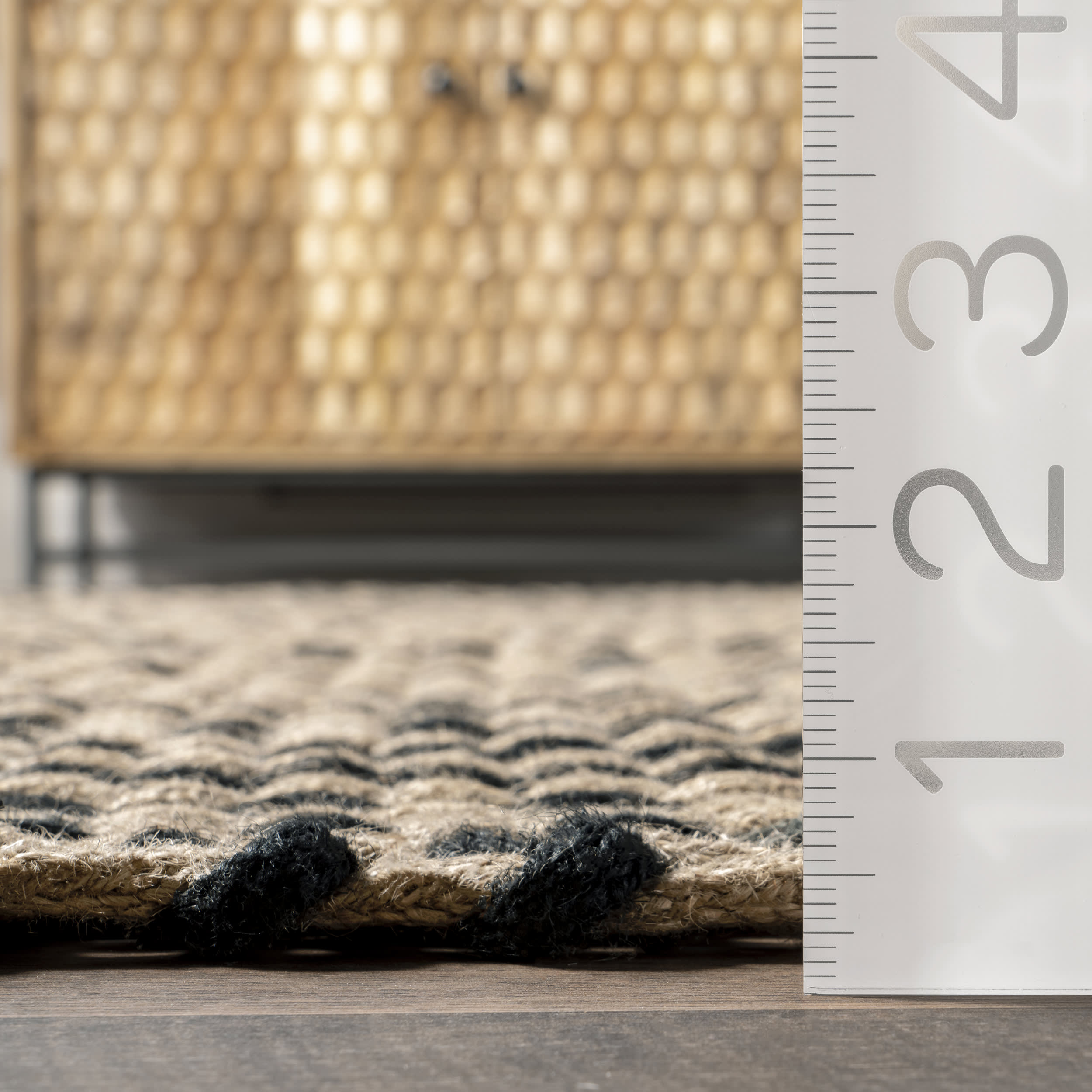 Arya Natural Handmade Jute Rug - Eco-Friendly & Durable Floor Mat for Living Room, Bedroom, or Nursery Decor