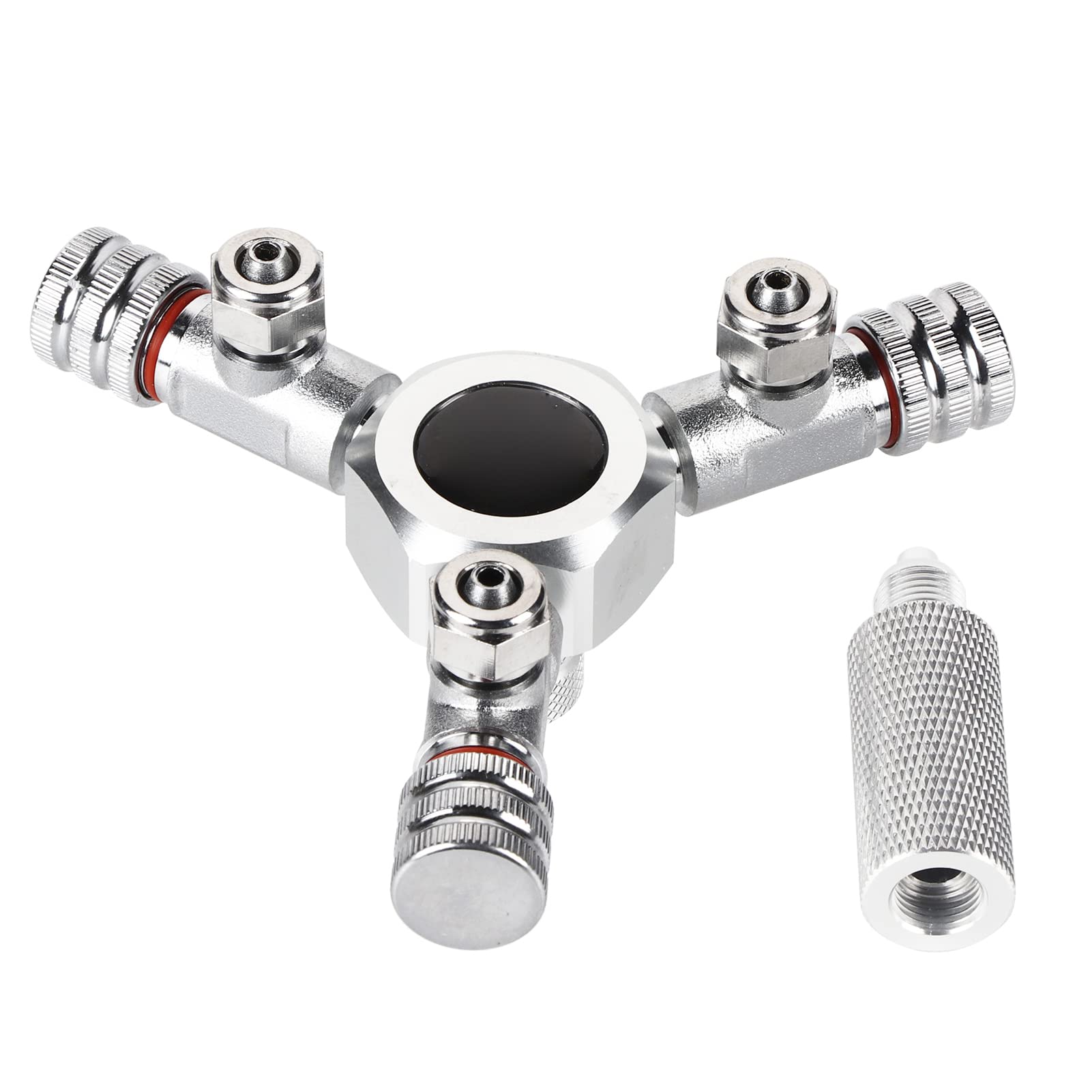Premium CO2 Splitter for Aquarium - Air Control Valve with 4/6mm Air Line - Perfect for Fish Tank Accessories & Planted Aquariums (Ideal for CO2 Distribution in Aquatic Ecosystems)