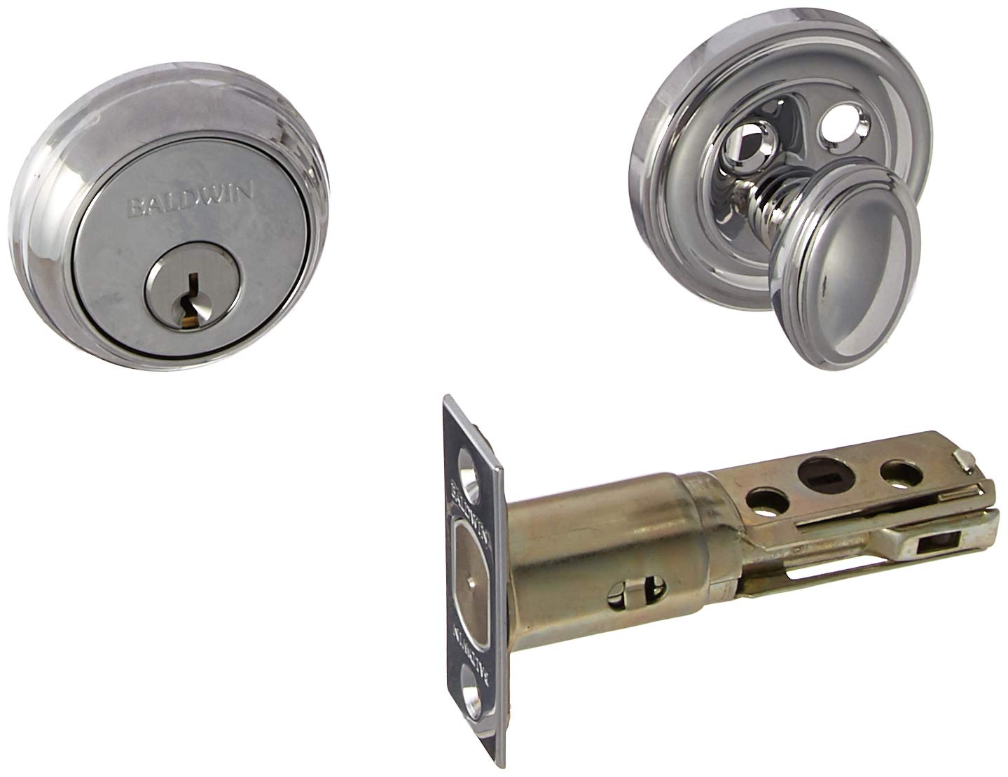 Baldwin Hardware 8031.260 Deadbolt Lock - High Security Door Lock for Home & Office - Durable & Stylish Entry Door Lock for Enhanced Safety