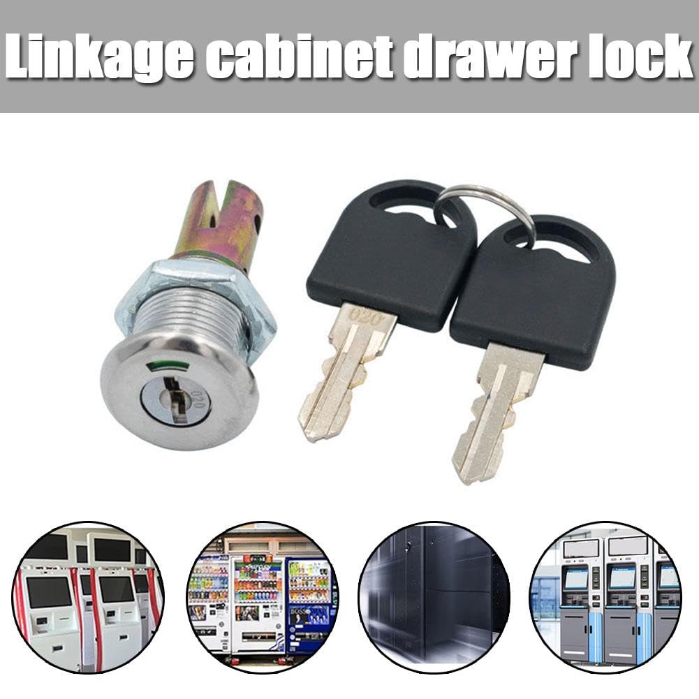 Universal Toolbox Lock Set with Keys - Heavy Duty Iron Cabinet & Drawer Locks for Craftsman Tool Boxes | Secure Storage for Workshops, Garages & Job Sites