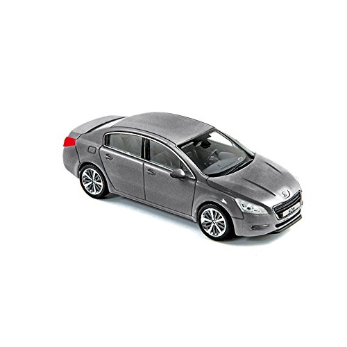 Norev NV475806 1:43 Scale Peugeot 508 2012 Aluminum Grey Diecast Model Car - Collectible Miniature Vehicle for Display, Gifts & Car Enthusiasts