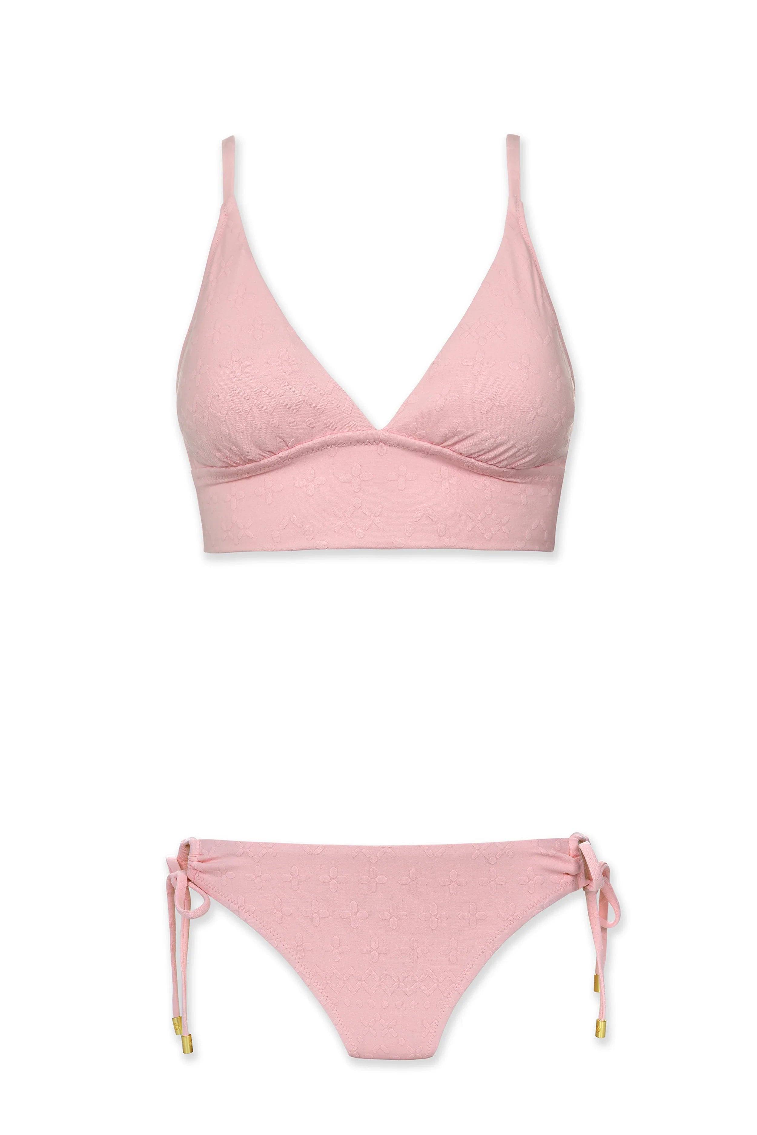 Tunnel Side Hipster Women's Underwear | Jacquard Textured Shell Pink Panties | Comfortable Everyday Wear & Lingerie Gift
