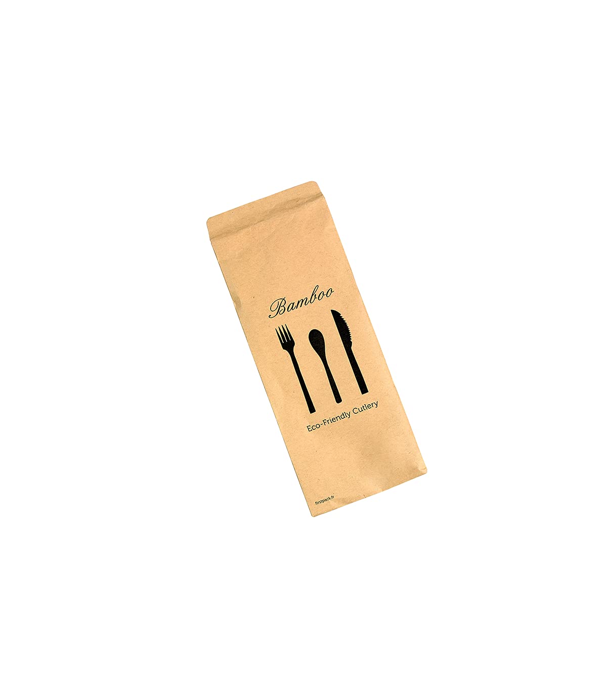 Eco-Friendly Bamboo Cutlery Set - 100-Pack Biodegradable Fork, Knife & Spoon with Napkins | Sustainable Disposable Silverware for Parties, Picnics, Catering & Outdoor Dining | 6.7