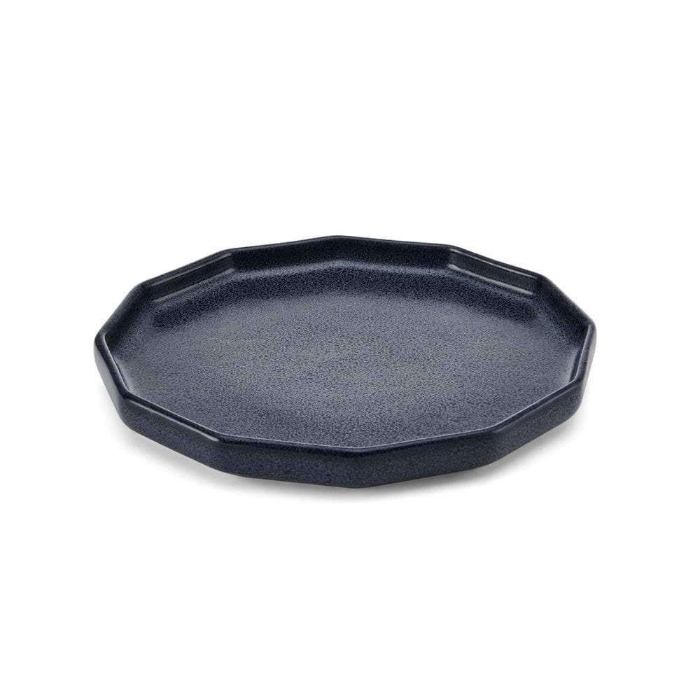 Luxor Blue Set of 4 Salad Plates - Elegant Dinnerware for Salads, Appetizers & Desserts - Perfect for Parties, Weddings & Everyday Dining