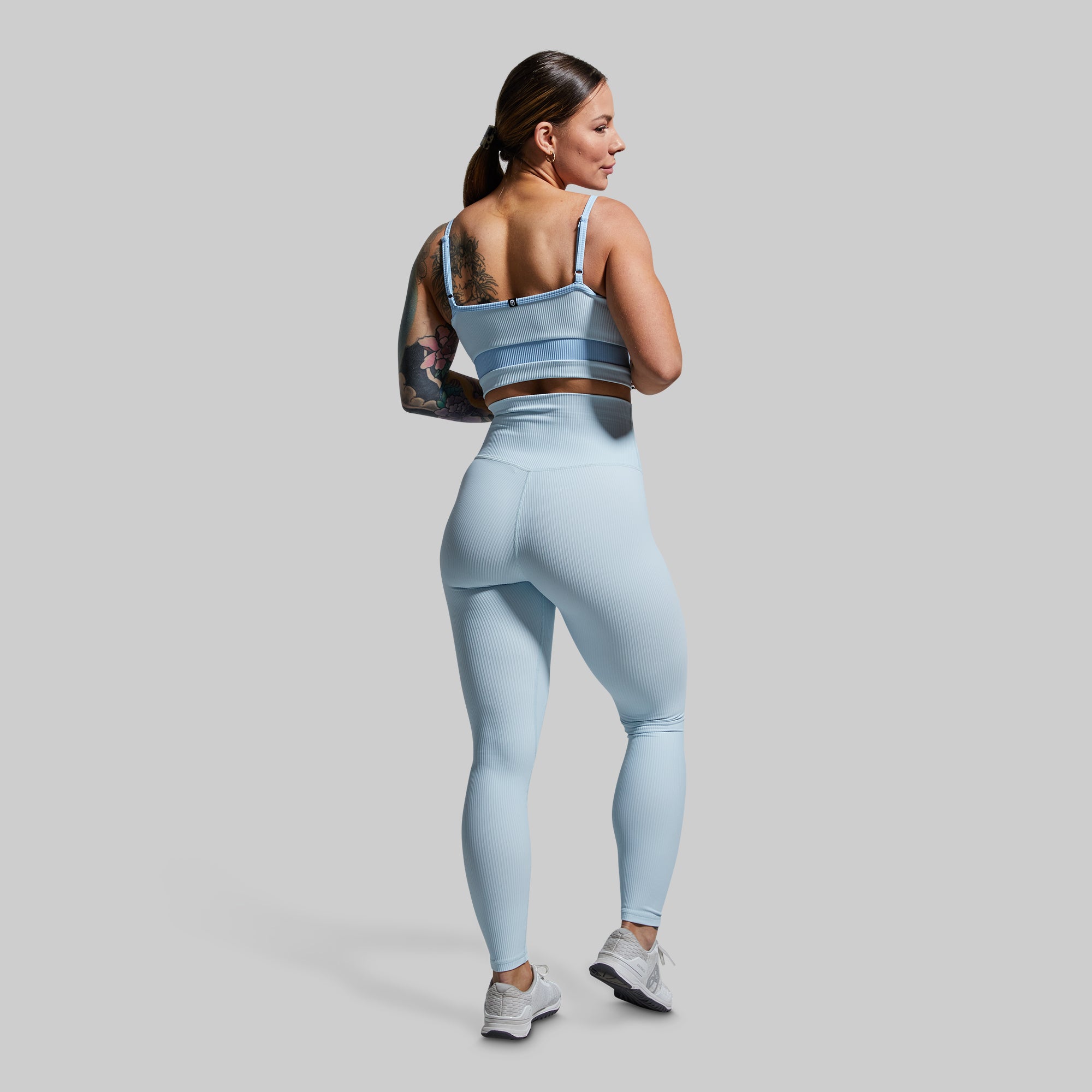 Limitless High Waist Yoga Leggings for Women - Angel Blue - Comfortable & Stretchy Workout Pants for Yoga, Gym, Running & Lounge