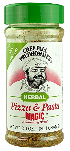 Chef Paul Prudhomme's Magic Seasoning Blend for Pizza & Pasta - 3 oz (Pack of 2) | Italian Herb Spice Mix | Perfect for Homemade Pizza, Pasta Sauce & Garlic Bread