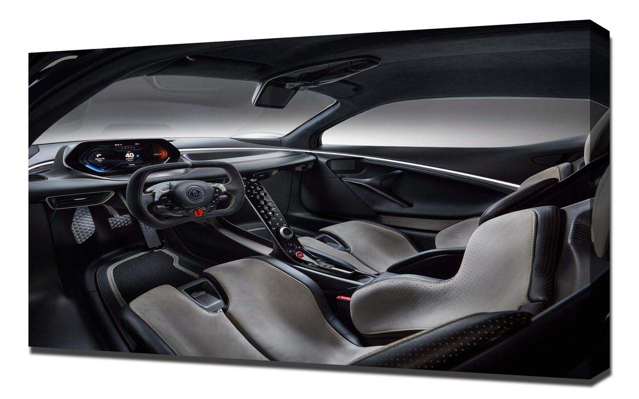 2020 Lotus Evija V6 Canvas Art Print - Modern Wall Decor & Canvas Wrap - Perfect for Home, Office & Car Enthusiast Gifts