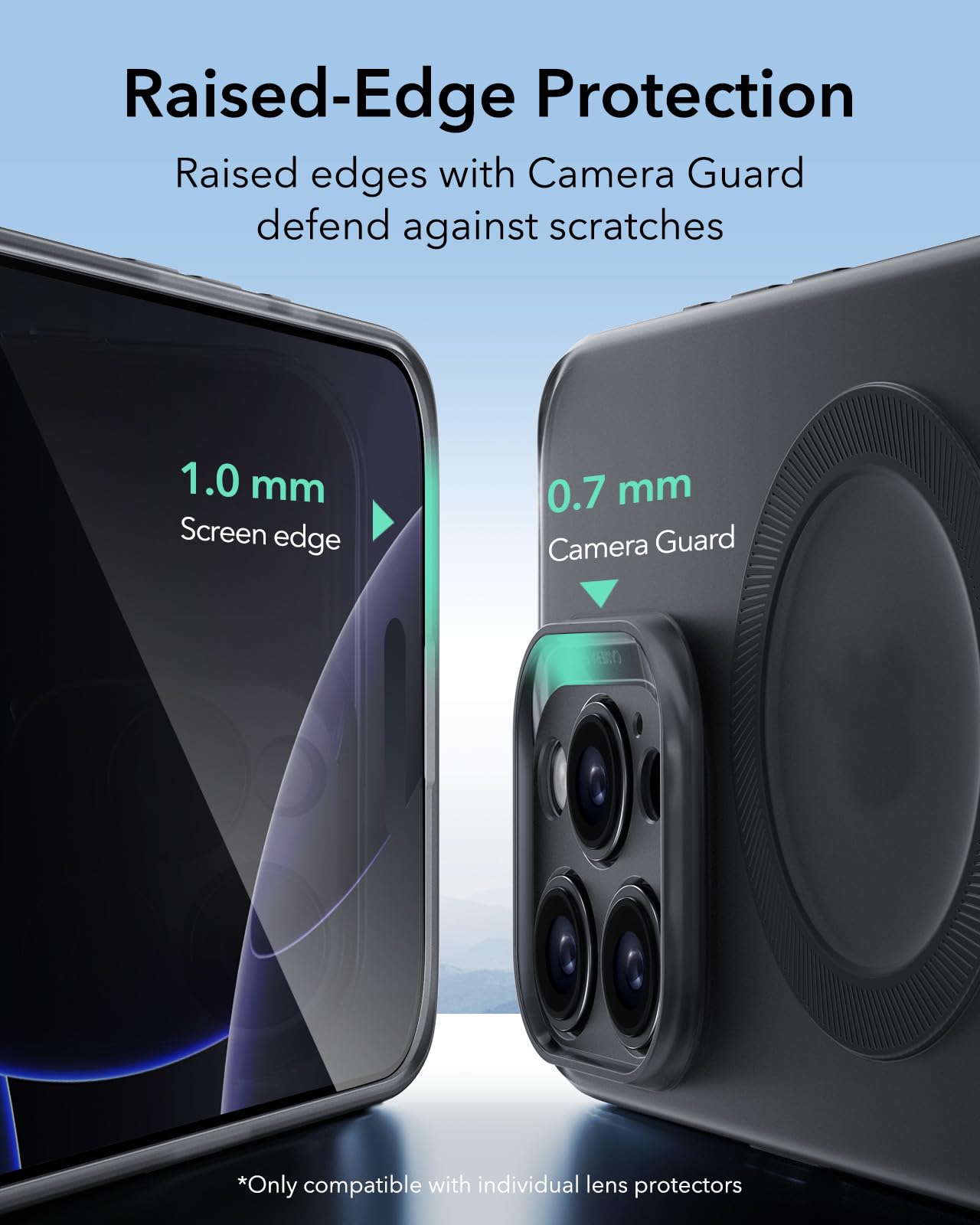 ESR iPhone 16 Pro Case with MagSafe - Slim Shockproof Magnetic Cover with Camera Protection | Anti-Yellowing & Scratch Resistant | Frosted Black Design | Perfect for Daily Use, Travel & Outdoor Activities