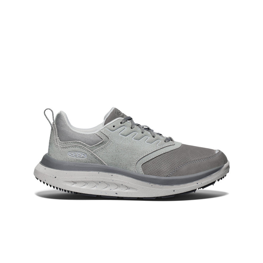 **Men's WK400 Leather Walking Shoes by Engineered Garments – Alloy/Steel Grey | Comfortable & Durable for Casual Outings, Travel & Daily Wear**