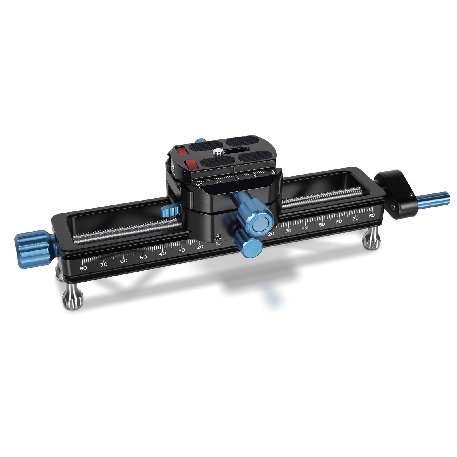 SIRUI MS18 180mm Macro Focus Rail with 360° Rotating Clamp & Arca-Swiss QR Plate - Heavy Duty 10KG Load Capacity for DSLR Cameras & Tripods - Perfect for Macro Photography, Product Shooting & Studio Work